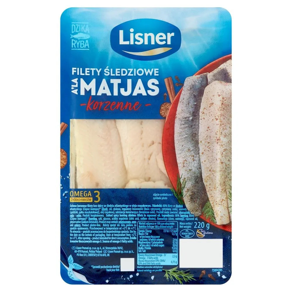 Matjas korzenny w oleju Lisner